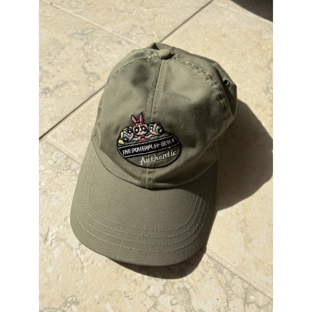 Powerpuff Girls Green embroidered hat cap adjustable strap